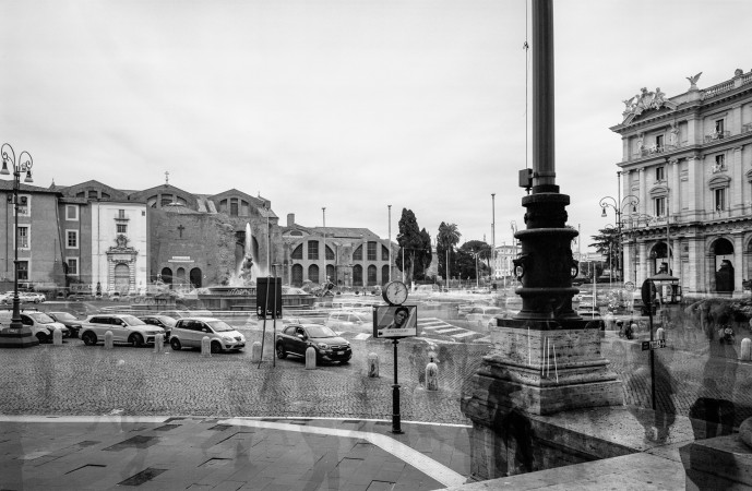Piazza della Republica, links Santa Maria degli Angeli e dei Martiri, Diokletiansthermen