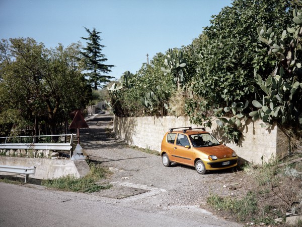 Fiat Seicento bei Gangi, Sizilien
