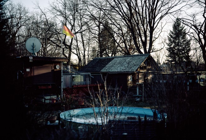 Swimming Pool in der KGA Freiheit, Neukölln