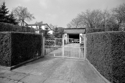 Garagenzufahrt des Hauses An den Birken 15.